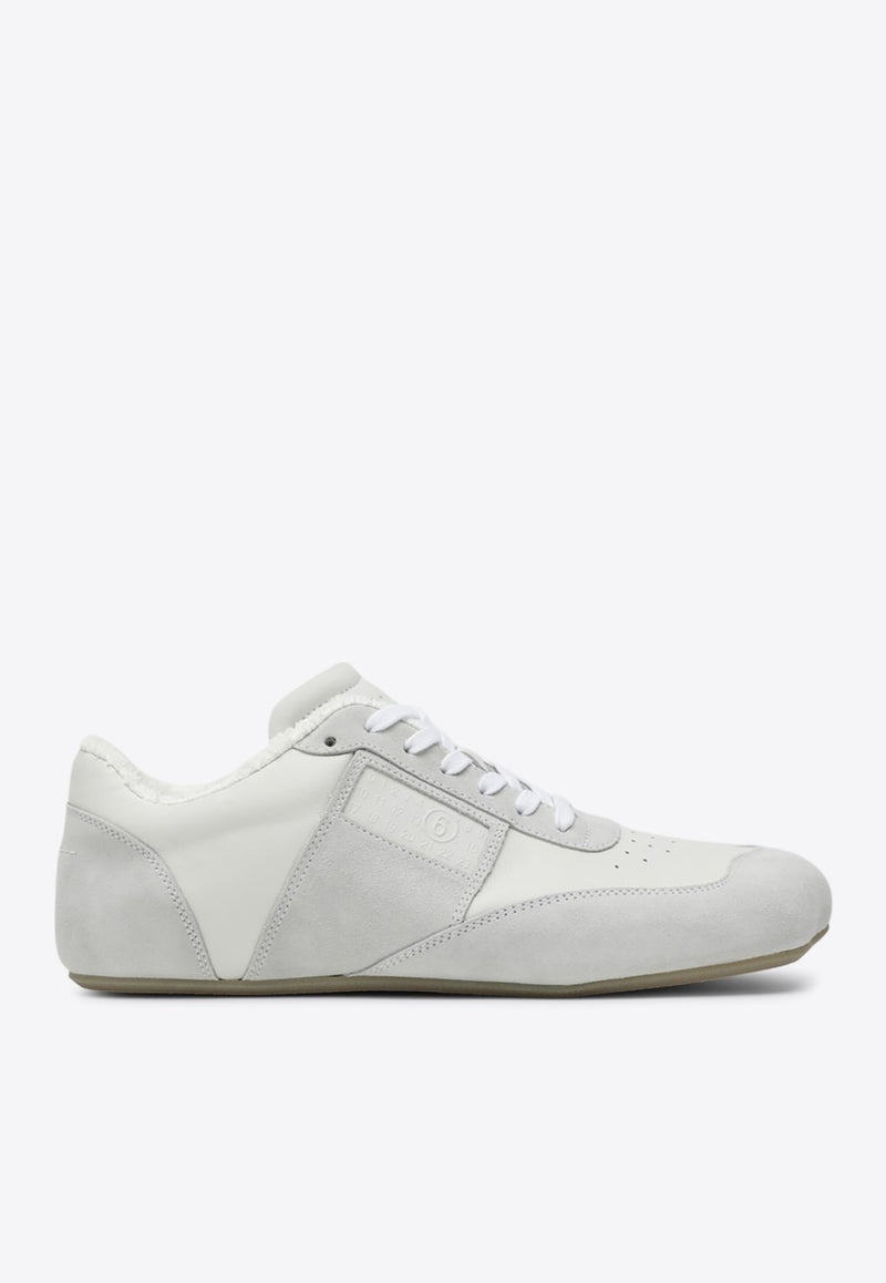 MM6 Maison Margiela Anatomic Leather Low-Top Sneakers White SH3WS0012P6435/Q_MM6-T1003