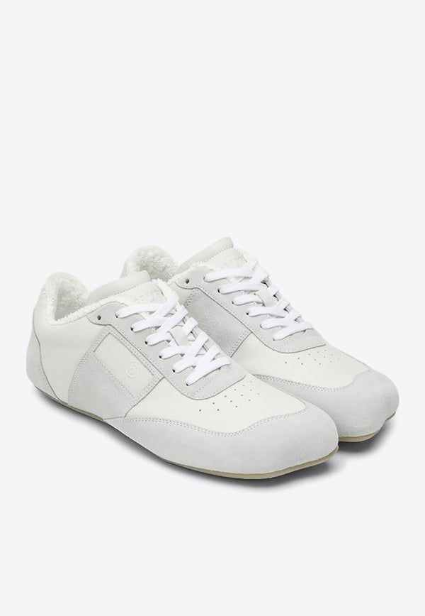 MM6 Maison Margiela Anatomic Leather Low-Top Sneakers White SH3WS0012P6435/Q_MM6-T1003