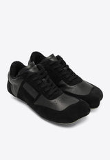 MM6 Maison Margiela Anatomic Leather and Suede Sneakers Black SH3WS0012P6435/R_MM6-T8013