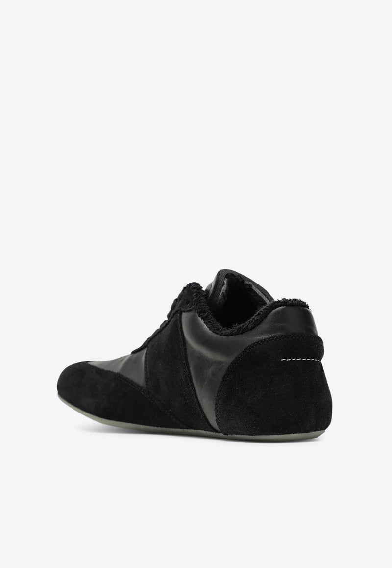 MM6 Maison Margiela Anatomic Leather and Suede Sneakers Black SH3WS0012P6435/R_MM6-T8013