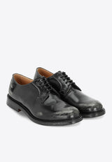 Church's Shannon Vintage Leather Derby Shoes Black SHANNONDS9XV/1_CHURC-F0AAB