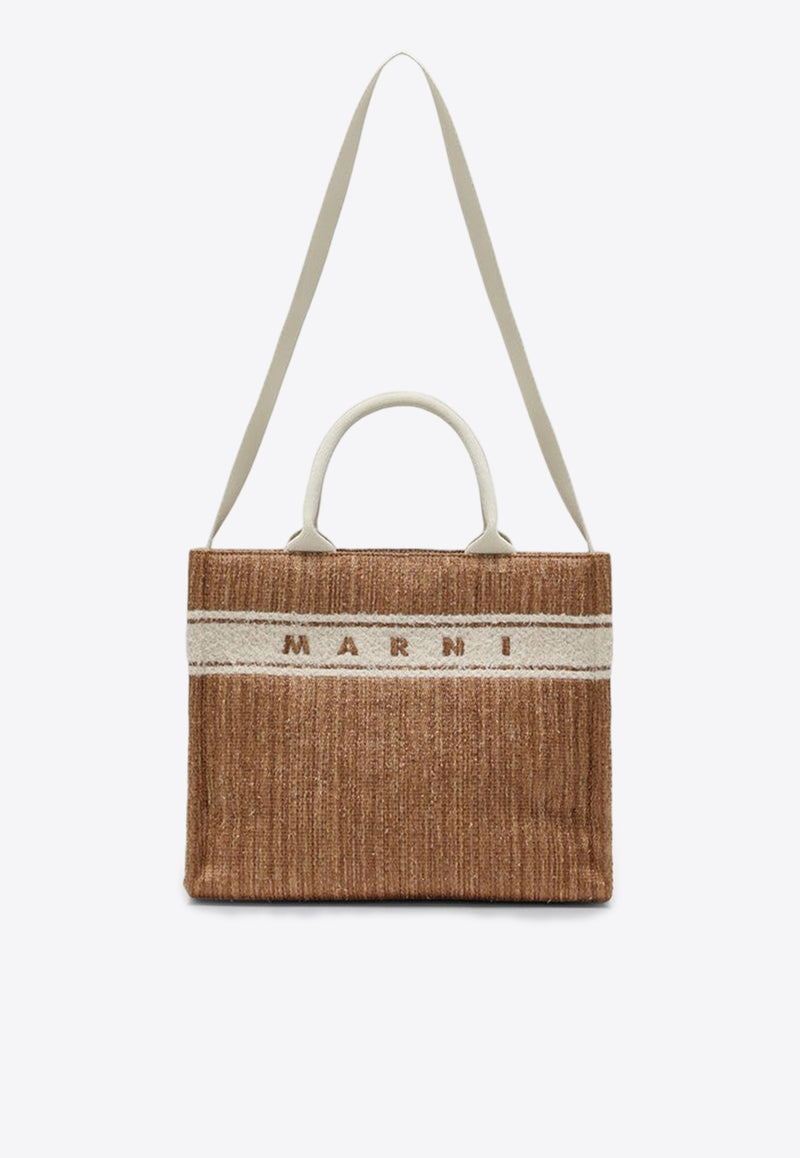 Marni Small Raffia Tote Bag  Beige SHMP0077L0P7945/P_MARNI-ZO822