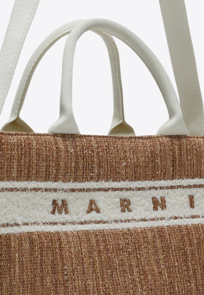 Marni Small Raffia Tote Bag  Beige SHMP0077L0P7945/P_MARNI-ZO822