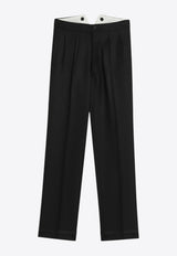 Maison Margiela Wool Pleated Pants Black SI0KA0005S60307/R_MARGI-900