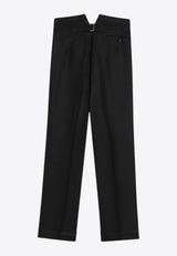 Maison Margiela Wool Pleated Pants Black SI0KA0005S60307/R_MARGI-900