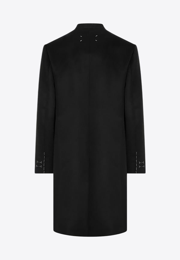 Maison Margiela Double-Breasted Wool Coat Black SI1AA0001S48109/P_MARGI-900