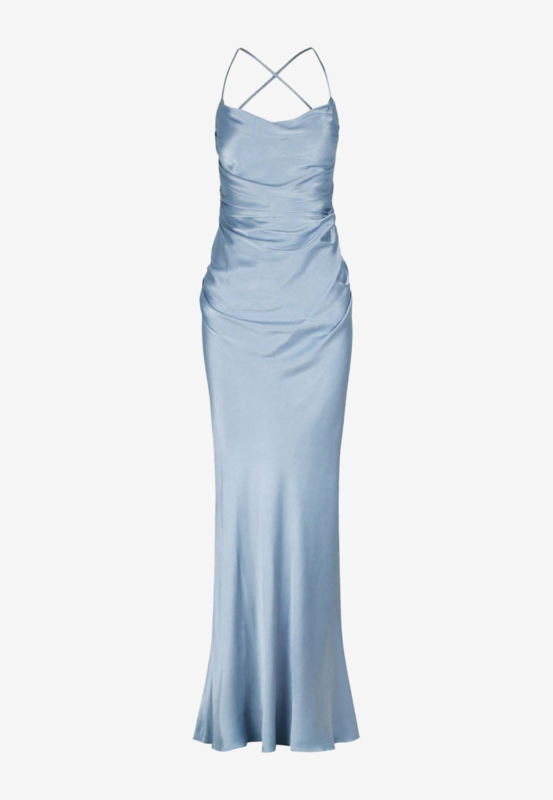 Shona Joy La Lune Sleeveless Maxi Dress Light Blue SJ3945LIGHT BLUE