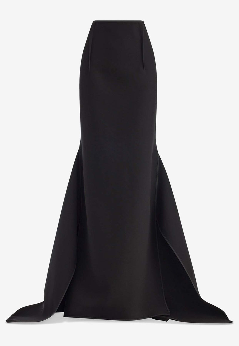 Maticevski Snaking Long Tailored Skirt Black SK5572/24_BLACK