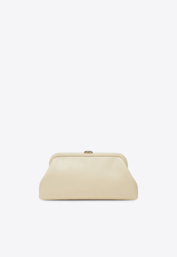 Jimmy Choo Skylar Smooth Leather Clutch Bag Butter SKYLARJBM/R_JIMCH-BU
