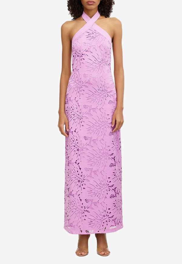 Significant Other Ailish Lace Maxi Dress Mauve SL240415D-TAFFYPINK