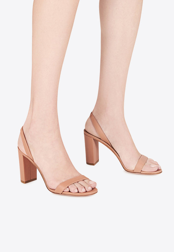Aquazzura So Nude 85 Slingback Sandals  SNBMIDS0-NAP-PWP