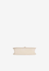 Mini Evelyne 16 in Craie Taurillon Clemence with Gold Hardware