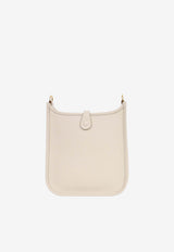 Mini Evelyne 16 in Craie Taurillon Clemence with Gold Hardware