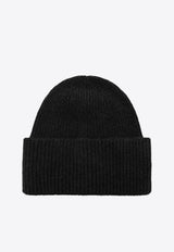 Destin Cashmere-Blend Ribbed Beanie Gray SPENNYBEDWO/R_DESSR-AN