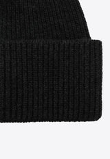 Destin Cashmere-Blend Ribbed Beanie Gray SPENNYBEDWO/R_DESSR-AN