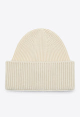 Destin Wool-Blend Ribbed Beanie White SPENNYBEDWS/P_DESSR-BI