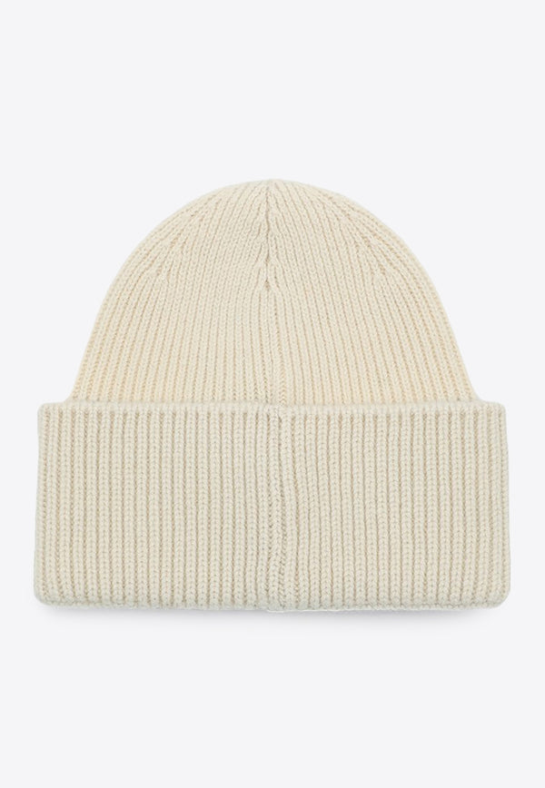 Destin Wool-Blend Ribbed Beanie White SPENNYBEDWS/P_DESSR-BI