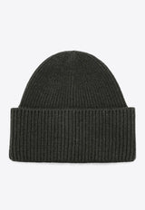 Destin Wool-Blend Ribbed Beanie Green SPENNYBEDWS/P_DESSR-MI