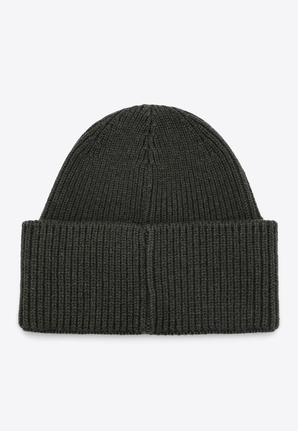 Destin Wool-Blend Ribbed Beanie Green SPENNYBEDWS/P_DESSR-MI