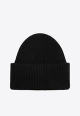 Destin Cashmere-Blend Ribbed Beanie Black SPENNYBEWO/R_DESSR-BLK
