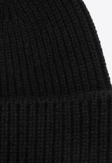 Destin Cashmere-Blend Ribbed Beanie Black SPENNYBEWO/R_DESSR-BLK