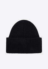 Destin Cashmere-Blend Ribbed Beanie Blue SPENNYBEWO/R_DESSR-NA