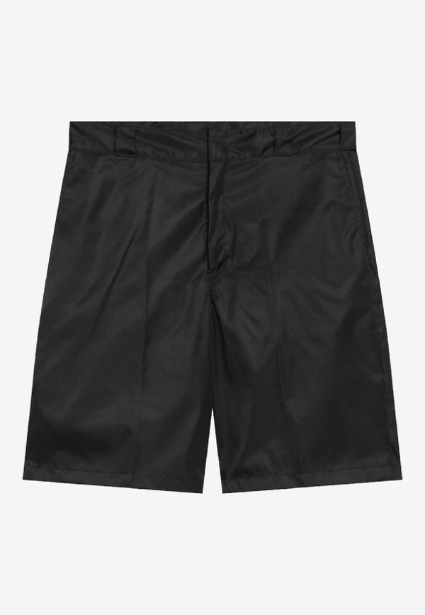 Prada Re-Nylon Bermuda Shorts  Black SPG32WMO1WQ8/S_PRADA-F0002