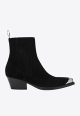SARTORE Suede Wax Ankle Boots Black SR4649LE/R_SARTO-NR