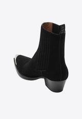 SARTORE Suede Wax Ankle Boots Black SR4649LE/R_SARTO-NR