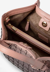 Serapian Mini Secret Mosaico Leather Ombre Shoulder Bag Purple SRMOSWLL684519H329_PLUM