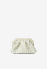 Serapian Secret Mosaico Leather Clutch Off-white SRMOSWLL715627B093_OFF-WHITE