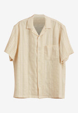 Portuguese Flannel Almada Short-Sleeved Shirt SS24002BEIGE