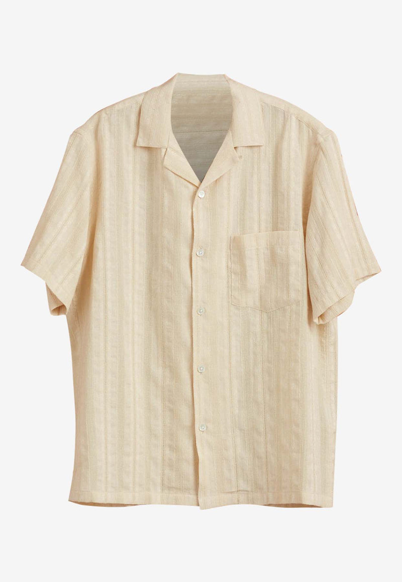 Portuguese Flannel Almada Short-Sleeved Shirt SS24002BEIGE