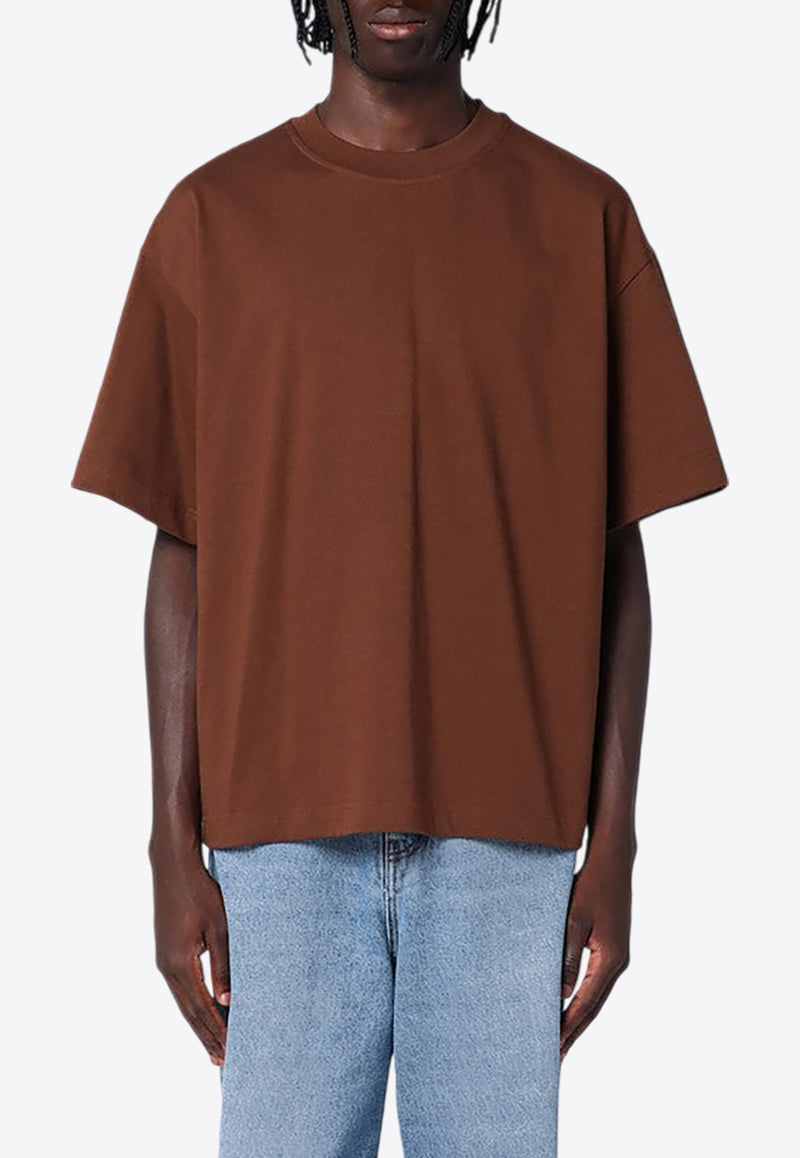 Séfr Solid Crewneck T-shirt Brown SS24ATELIERCO/P_SEFR-HB