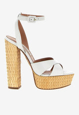 Aquazzura Sunseeker 140 Platform Sandals SSKHIGB0-CWKFFF WHITE