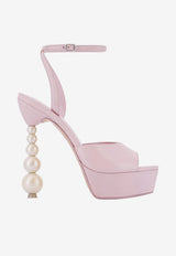 Sophia Webster Perla 125 Leather Platform Sandals Pink SSS26041_PINK