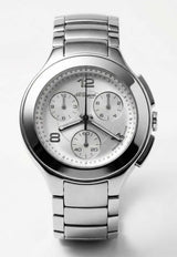 S.T. Dupont Stainless Steel Chronograph 38mm watch Silver ST.DSSC38W_TH