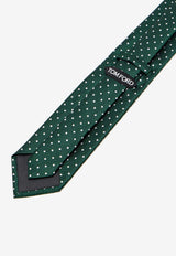 Polka-Dot Silk Tie