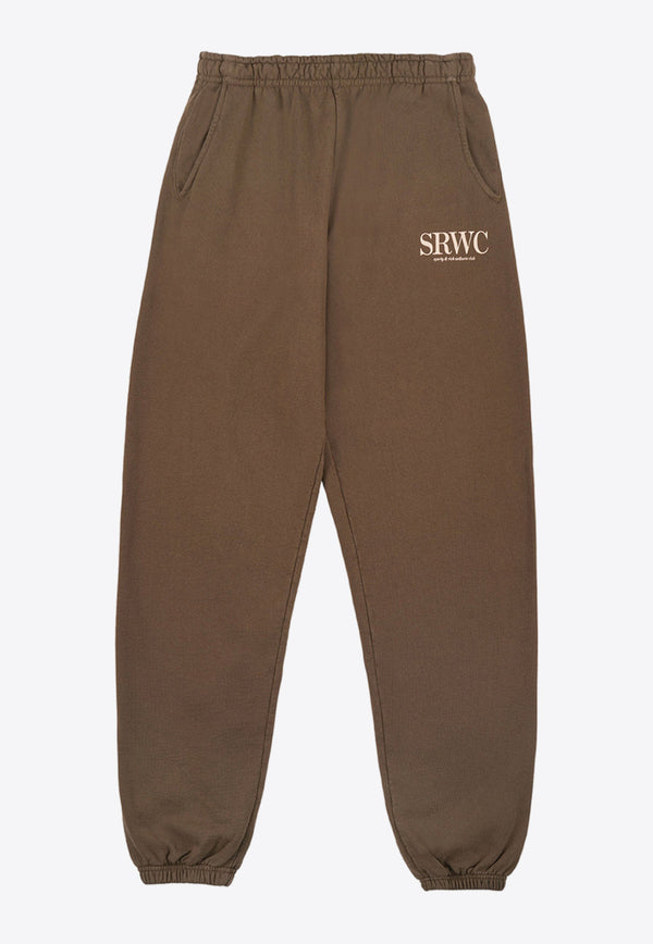 Sporty & Rich Upper East Side Track Pants SWAW2314ERBROWN