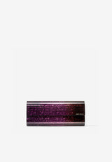 Jimmy Choo Sweetie Degrade Glittered Clutch Purple SWEETIE DGA WINTER BLOOM/VIOLET ORCHID
