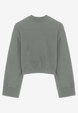 The Frankie Shop Talia Oversized Sweatshirt Khaki SWETALIAS04470KHAKI