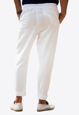 Les Canebiers Sauvier Drawstring Pants White