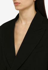 The Andamane Pixie Double-Breasted Blazer T153007ATNP171/O_ANDAM-BLK