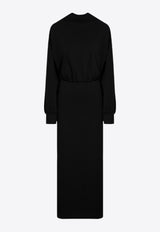 The Andamane Sylvia Long-Sleeved Midi Dress Black T160125ATJV046/P_ANDAM-BLK