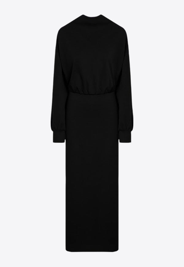 The Andamane Sylvia Long-Sleeved Midi Dress Black T160125ATJV046/P_ANDAM-BLK