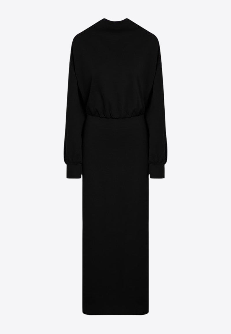 The Andamane Sylvia Long-Sleeved Midi Dress Black T160125ATJV046/P_ANDAM-BLK