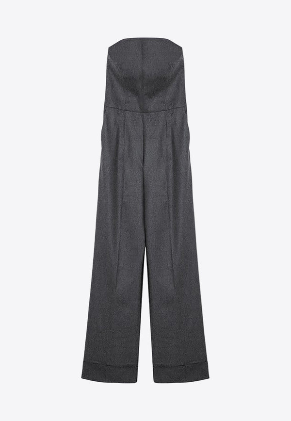 The Andamane Selina Bustier Jumpsuit Gray T160181BTNV115/P_ANDAM-GM