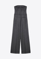 The Andamane Selina Bustier Jumpsuit Gray T160181BTNV115/P_ANDAM-GM