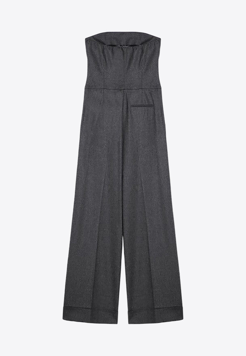 The Andamane Selina Bustier Jumpsuit Gray T160181BTNV115/P_ANDAM-GM