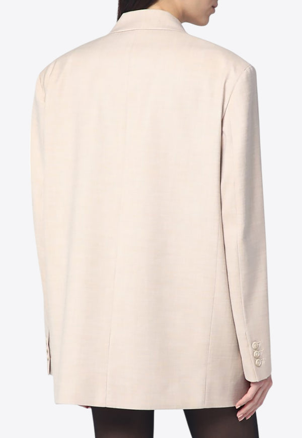 The Andamane Virginia Double-Breasted Blazer Sand T173025ATNP246/Q_ANDAM-SA